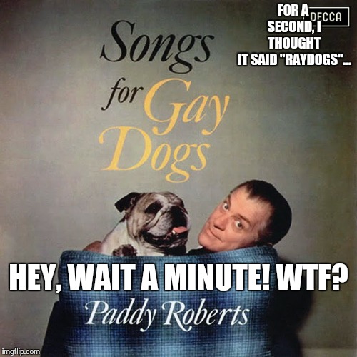 For Bad Album Art Week... No trans cats! | FOR A SECOND, I THOUGHT IT SAID "RAYDOGS"... HEY, WAIT A MINUTE! WTF? | image tagged in bad album art week,memes | made w/ Imgflip meme maker