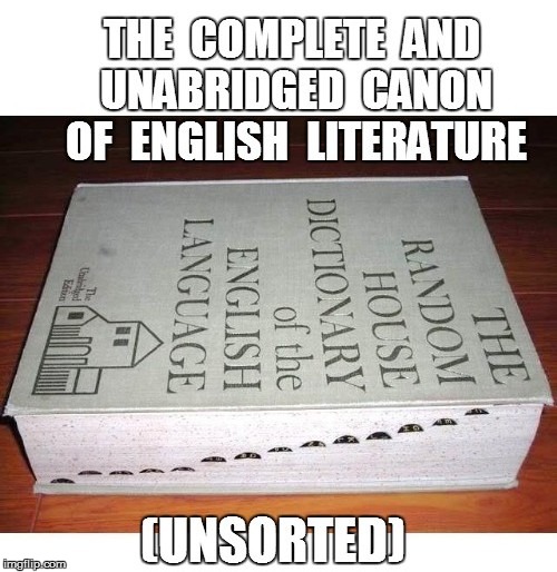 An Intro to English Lit 101 | XXB | image tagged in funny | made w/ Imgflip meme maker