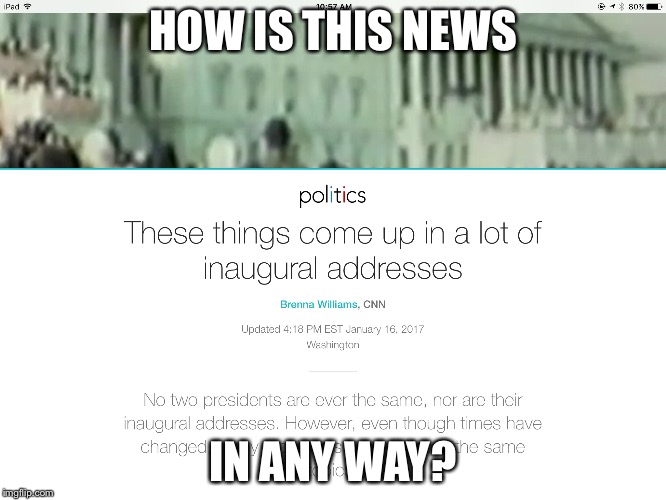 HOW IS THIS NEWS; IN ANY WAY? | image tagged in m,memes | made w/ Imgflip meme maker