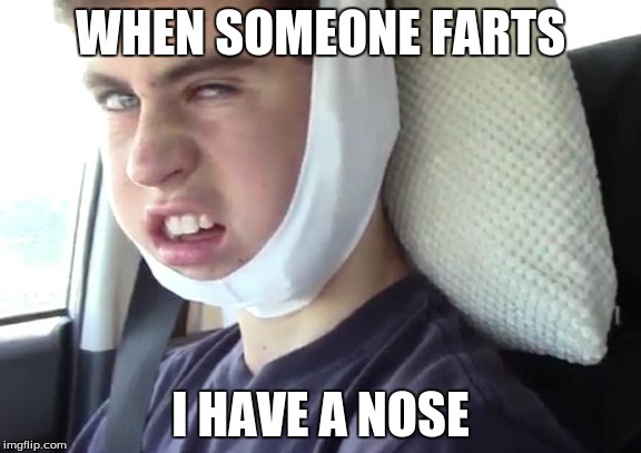 WHEN SOMEONE FARTS; I HAVE A NOSE | image tagged in funny memes | made w/ Imgflip meme maker