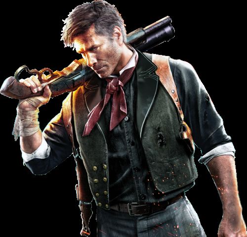 High Quality Booker DeWitt(Bioshock) Blank Meme Template