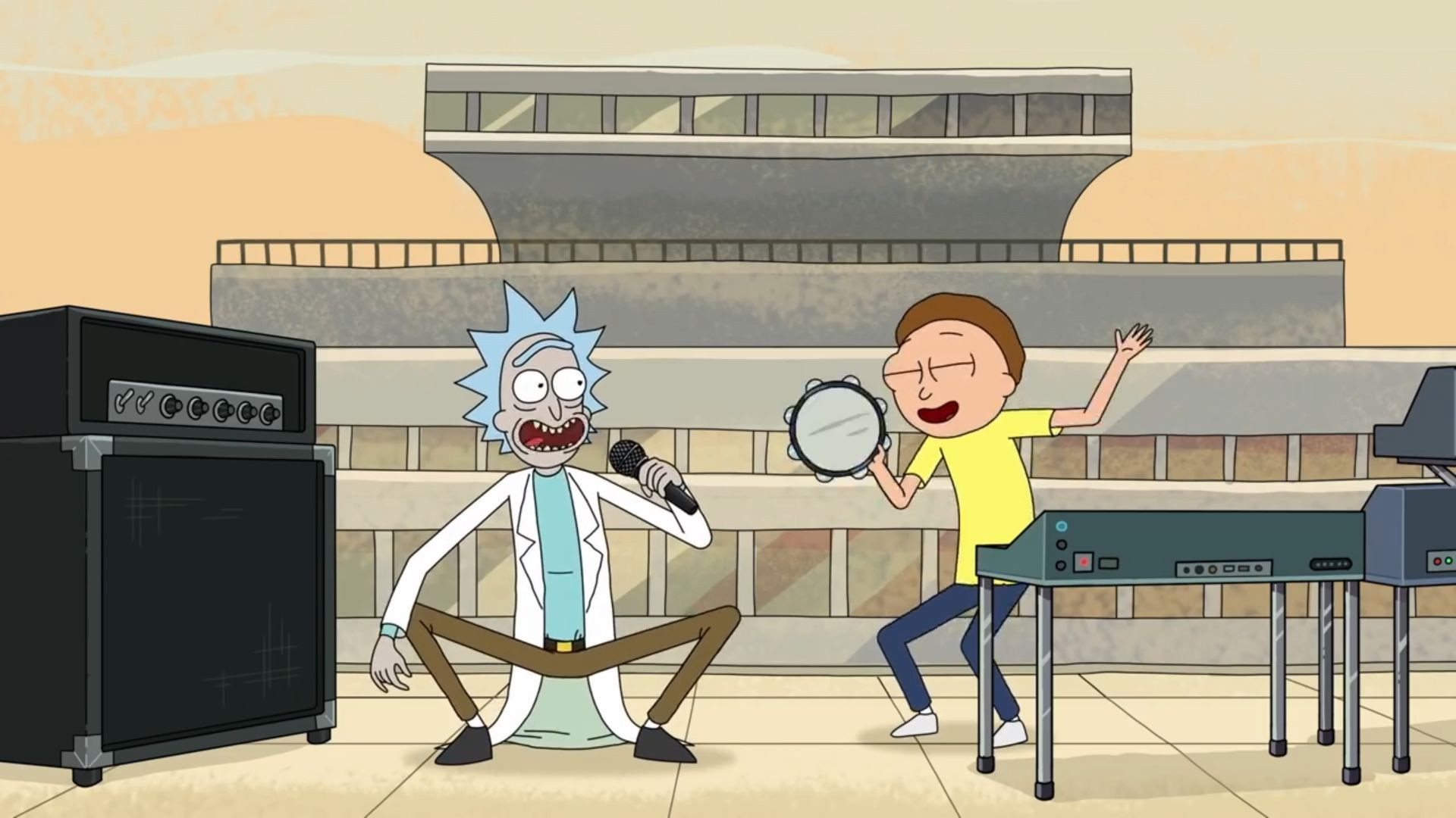 get schwifty shit on the floor Blank Meme Template