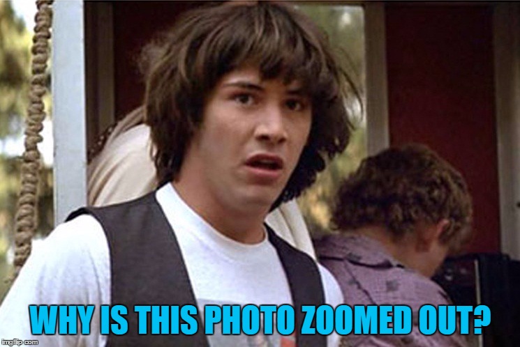 Maybe it was the Russians... | WHY IS THIS PHOTO ZOOMED OUT? | image tagged in conspiracy keanu,memes,bill and ted,films,movies | made w/ Imgflip meme maker