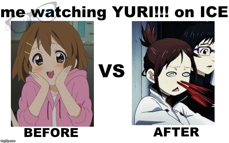 Before vs After Watching YOI | image tagged in yuri on ice,anime,memes,before vs after | made w/ Imgflip meme maker