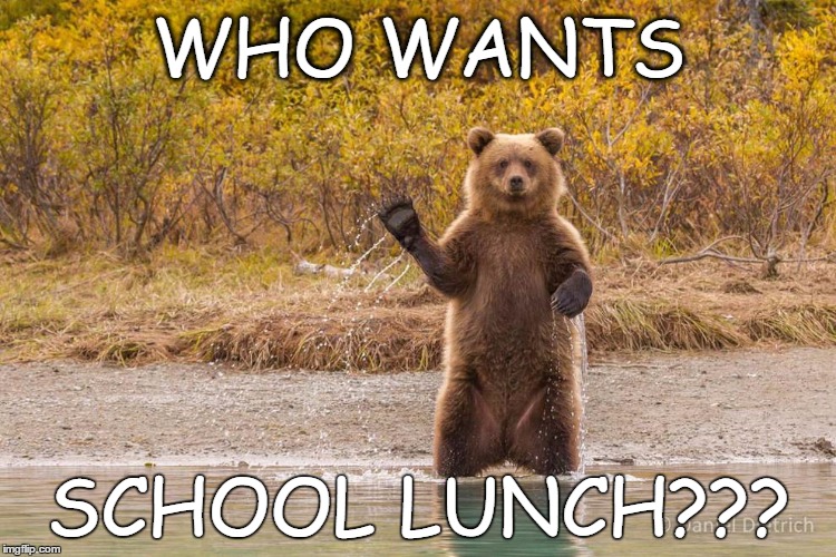 Betsy Devos 2 | WHO WANTS; SCHOOL LUNCH??? | image tagged in devos 2 | made w/ Imgflip meme maker
