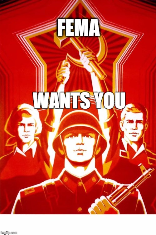 Soviet Propaganda | FEMA; WANTS YOU | image tagged in soviet propaganda | made w/ Imgflip meme maker
