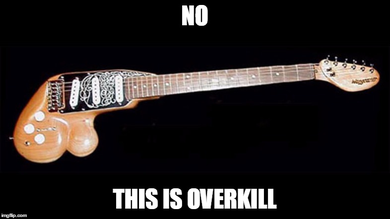 NO THIS IS OVERKILL | made w/ Imgflip meme maker