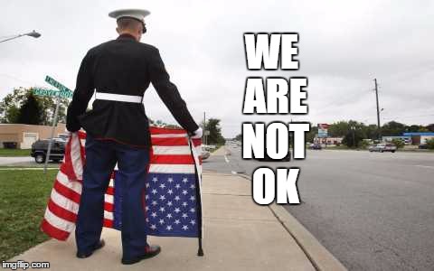 WE ARE NOT OK | image tagged in distress | made w/ Imgflip meme maker