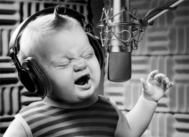 High Quality baby singing Blank Meme Template