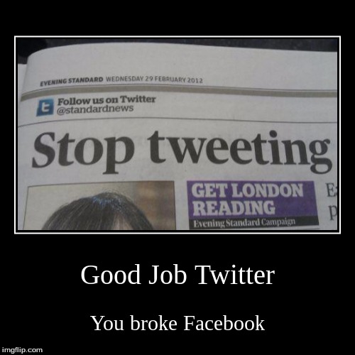 tweet this | image tagged in funny,demotivationals | made w/ Imgflip demotivational maker