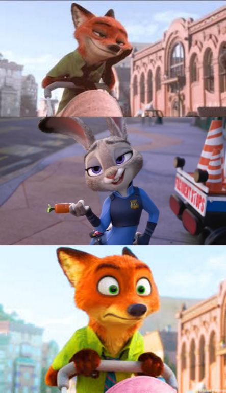 High Quality Nick and Judy Blank Meme Template