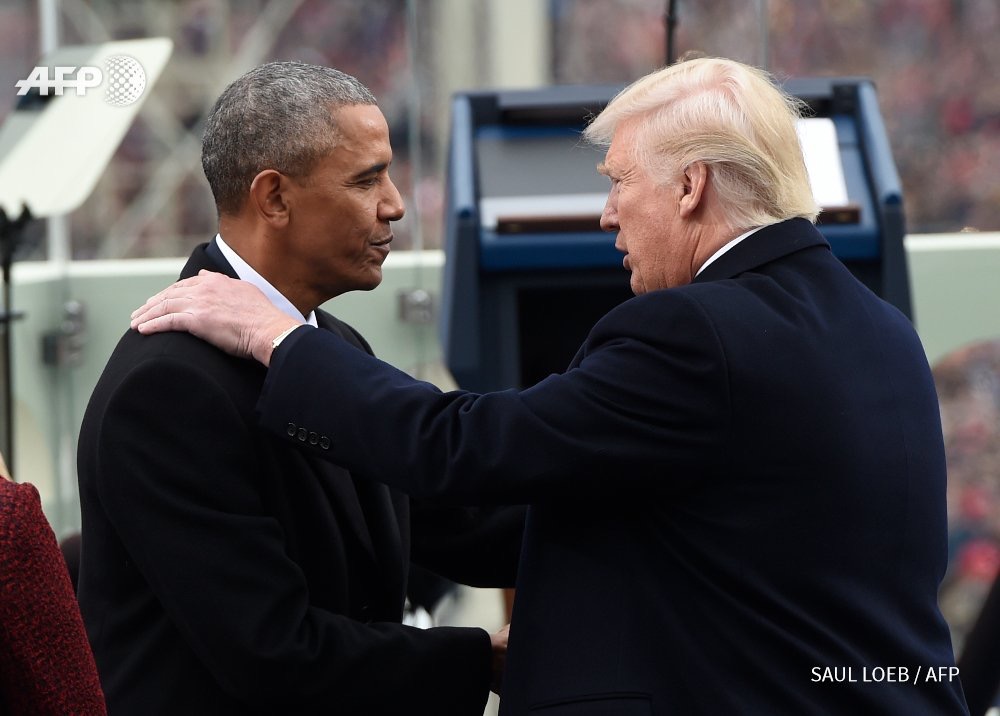 High Quality Trump Obama Captian now  Blank Meme Template