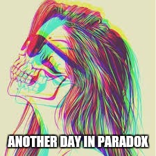 Another day in Paradox | ANOTHER DAY IN PARADOX | image tagged in memes,funny,strange,paradox | made w/ Imgflip meme maker