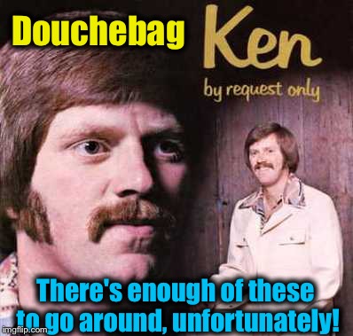 Douchebag There's enough of these to go around, unfortunately! | made w/ Imgflip meme maker