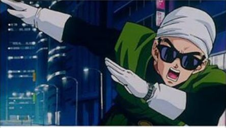 Dabbing Saiyaman Blank Meme Template