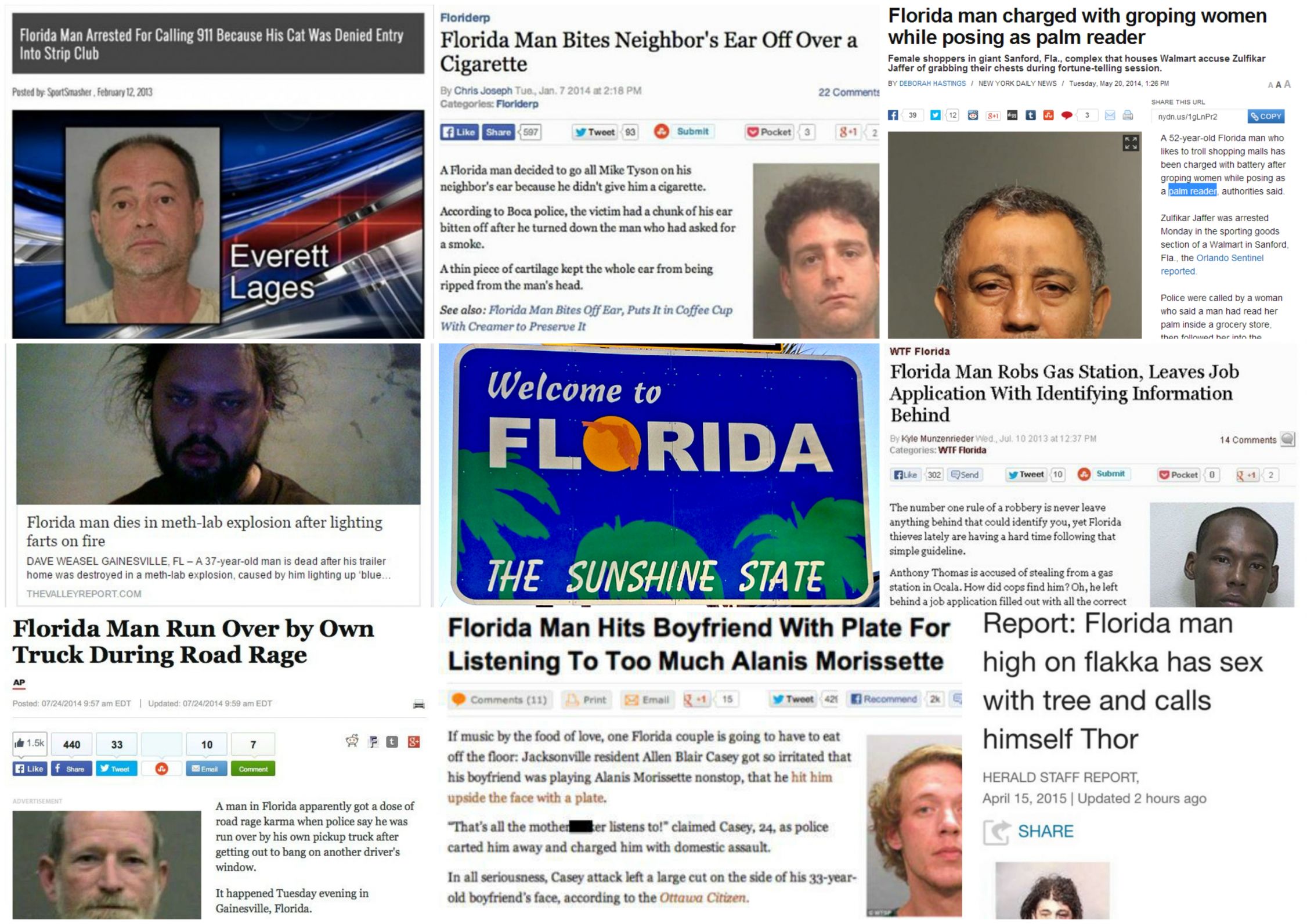 High Quality Florida Man Blank Meme Template