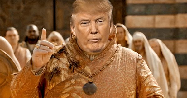 Donald trump confronting game of thrones characters Blank Meme Template