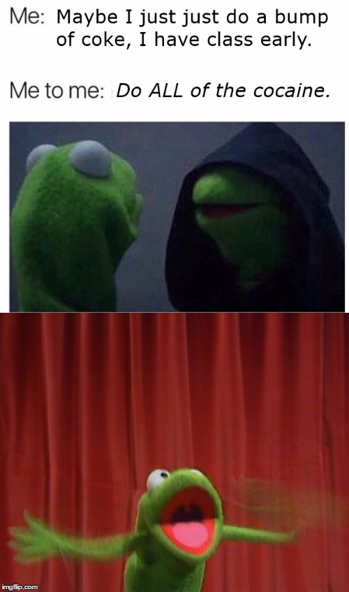 image tagged in evil kermit | made w/ Imgflip meme maker