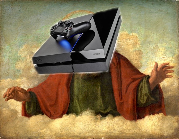 High Quality PlayStation god Blank Meme Template