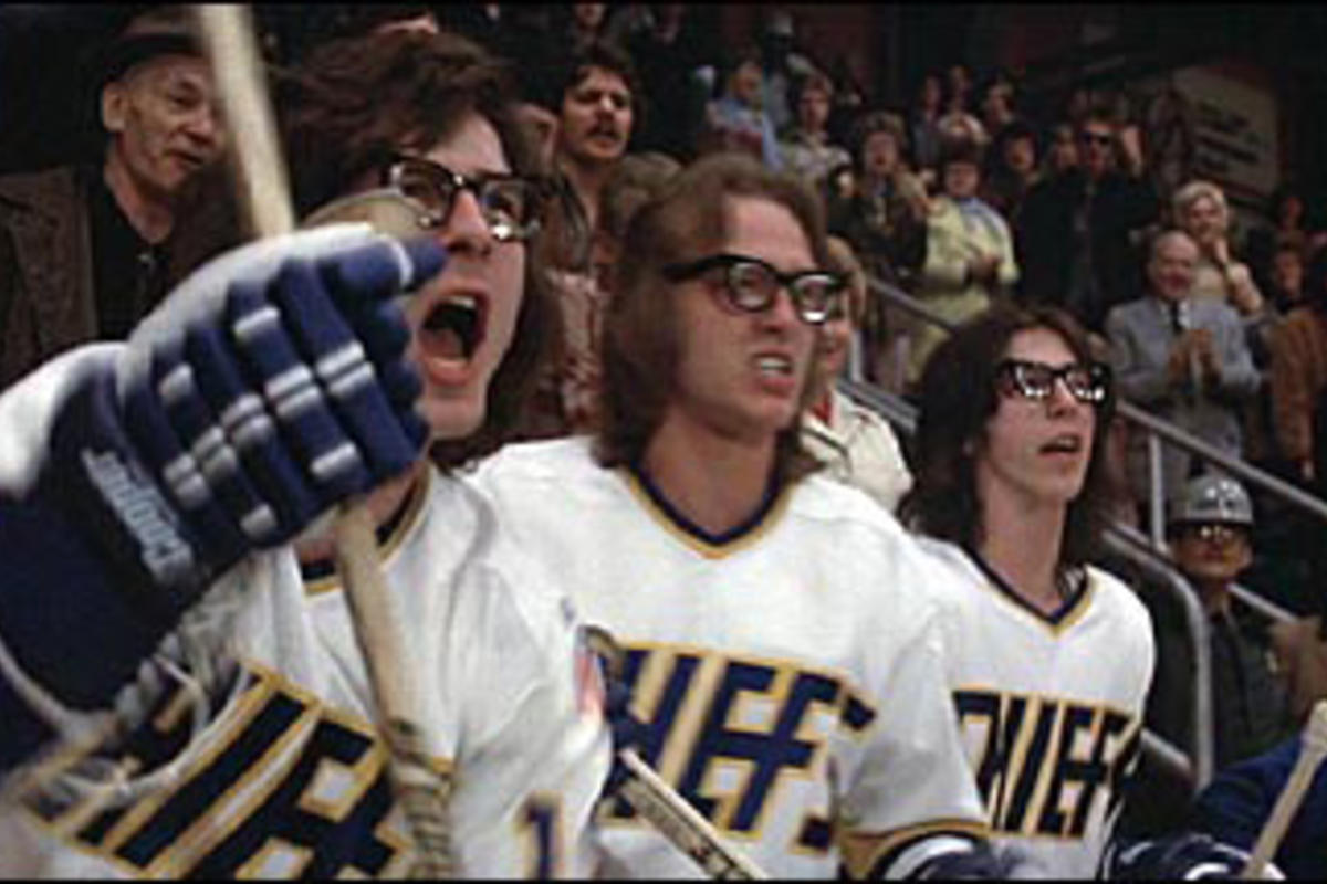 High Quality Hanson brothers slapshot Blank Meme Template