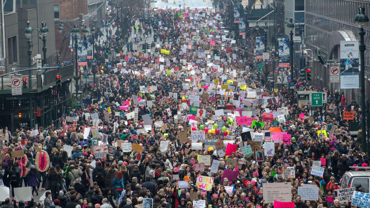 Women's march  Blank Meme Template