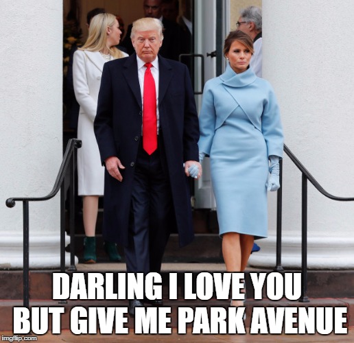 DARLING I LOVE YOU BUT GIVE ME PARK AVENUE | image tagged in trump | made w/ Imgflip meme maker
