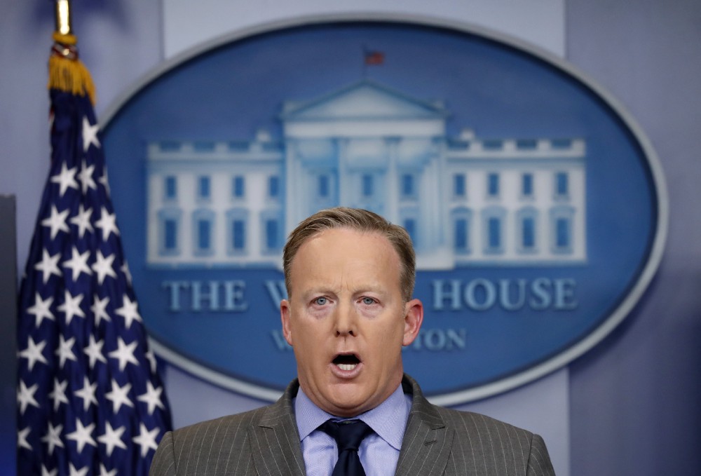 SeanSpicer Blank Meme Template