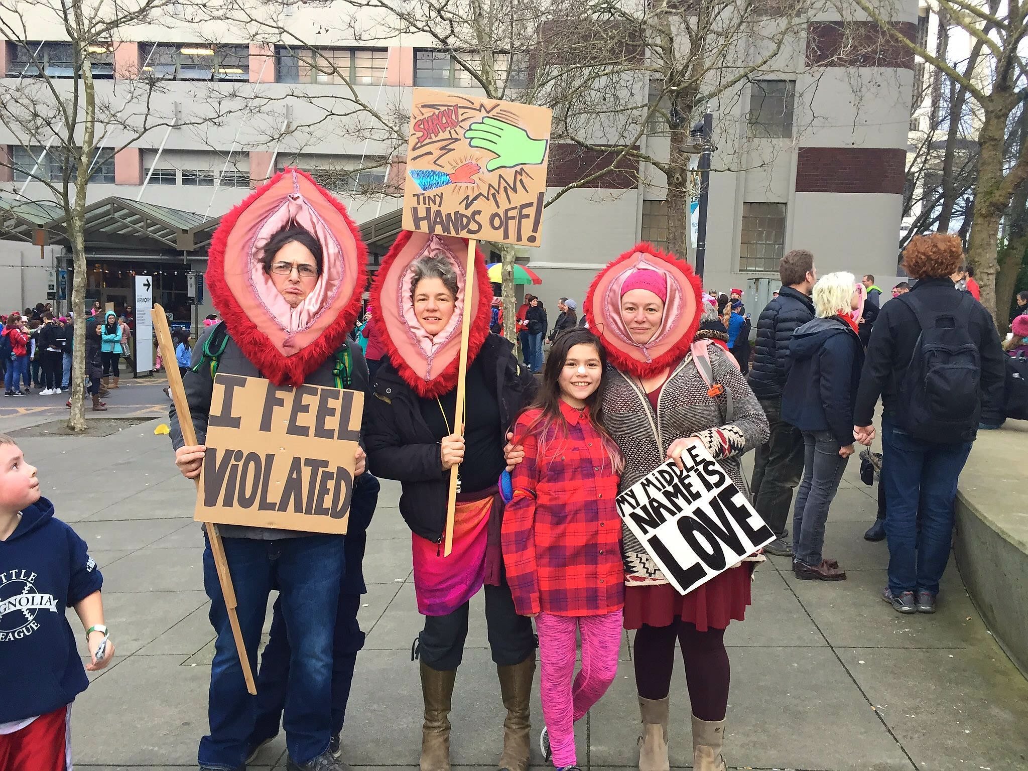 Women Marchers Blank Meme Template