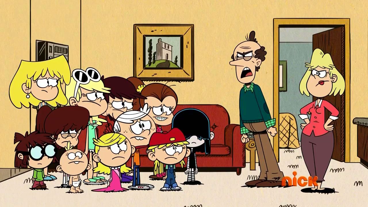 Lynn Loud Sr Mad at Lincoln and his sisters Blank Meme Template