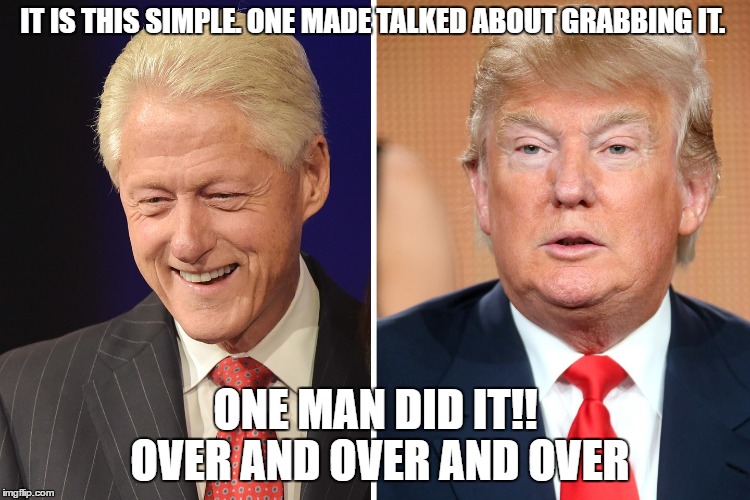 IT IS THIS SIMPLE. ONE MADE TALKED ABOUT GRABBING IT. ONE MAN DID IT!! OVER AND OVER AND OVER | image tagged in one man | made w/ Imgflip meme maker