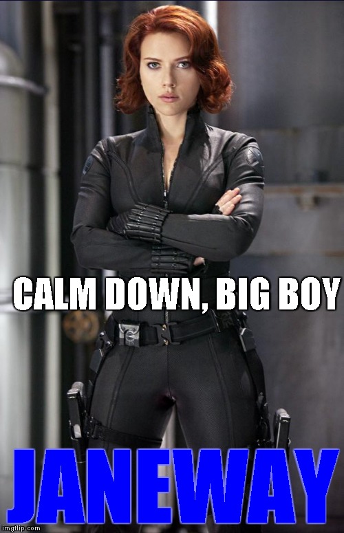 CALM DOWN, BIG BOY JANEWAY | made w/ Imgflip meme maker