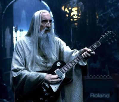 wizard with guitar Blank Meme Template