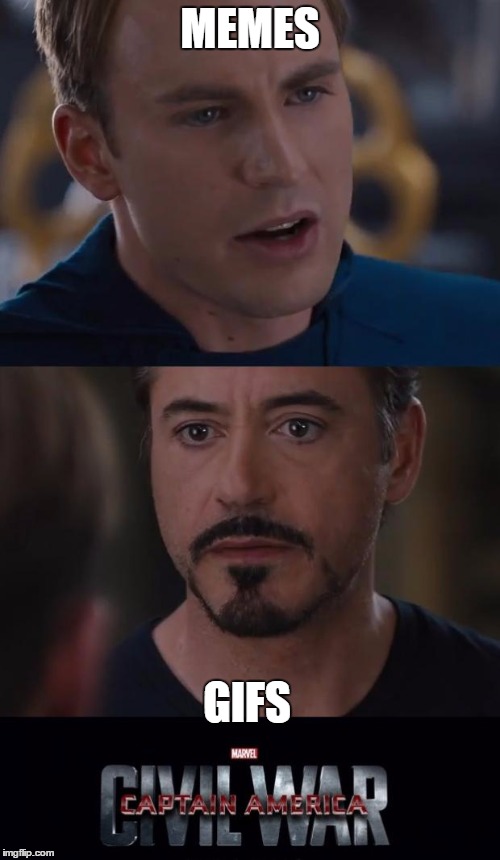 imgflip Civil War | MEMES; GIFS | image tagged in memes,marvel civil war | made w/ Imgflip meme maker