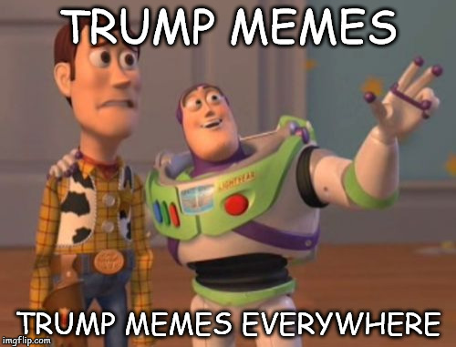 X, X Everywhere | TRUMP MEMES; TRUMP MEMES EVERYWHERE | image tagged in memes,x x everywhere | made w/ Imgflip meme maker