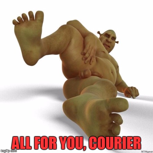 ALL FOR YOU, COURIER | made w/ Imgflip meme maker