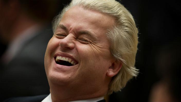 High Quality Wilders Laughing Blank Meme Template