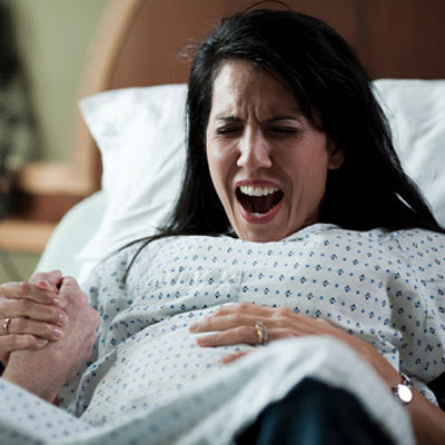 High Quality Woman in labor Blank Meme Template