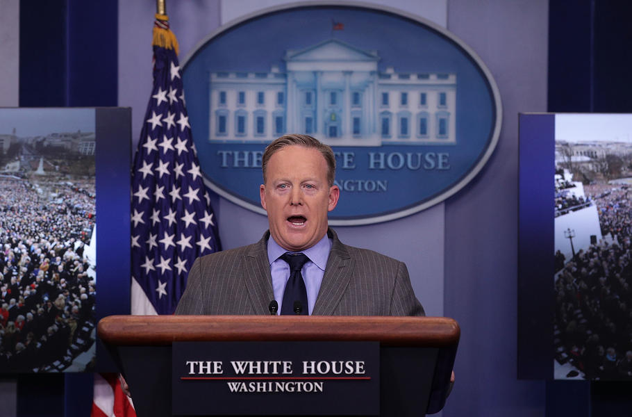 Sean Spicer. Period. Blank Meme Template