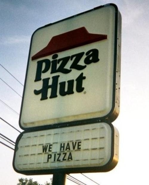 obvious pizza hut Blank Meme Template