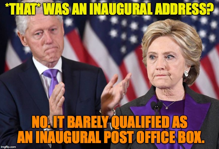 *THAT* WAS AN INAUGURAL ADDRESS? NO. IT BARELY QUALIFIED AS AN INAUGURAL POST OFFICE BOX. | image tagged in inaugural_po_box | made w/ Imgflip meme maker