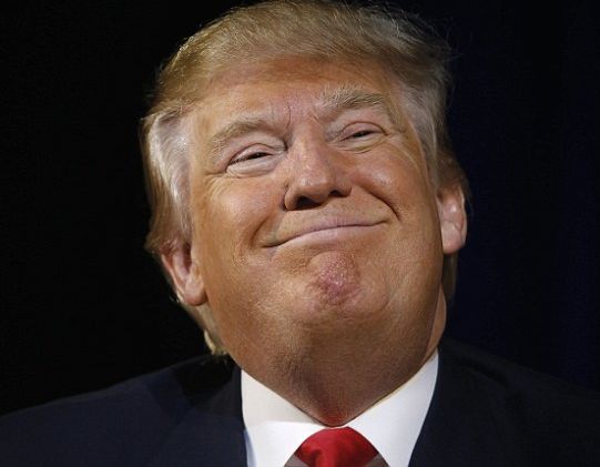High Quality Trump Smiles Blank Meme Template