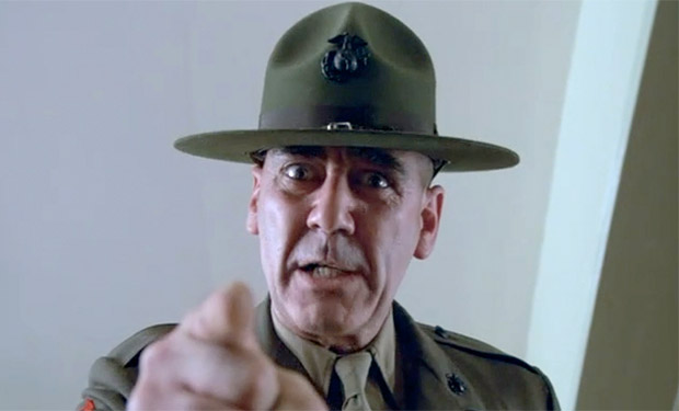 R Lee Ermey Blank Meme Template