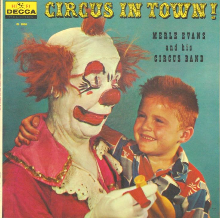clown circus album Blank Meme Template