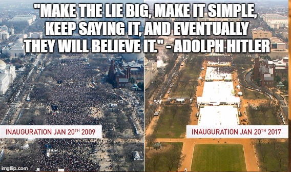Prevaricator in Chief | "MAKE THE LIE BIG, MAKE IT SIMPLE, KEEP SAYING IT, AND EVENTUALLY THEY WILL BELIEVE IT." - ADOLPH HITLER | image tagged in liar,disingenuous | made w/ Imgflip meme maker