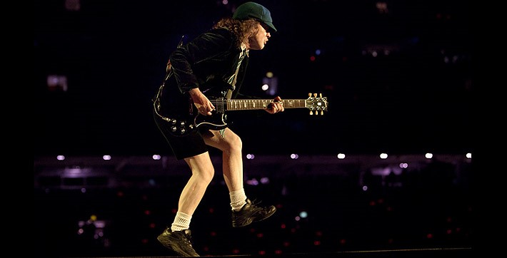 High Quality Angus Young Blank Meme Template