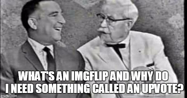 WHAT'S AN IMGFLIP AND WHY DO I NEED SOMETHING CALLED AN UPVOTE? | made w/ Imgflip meme maker