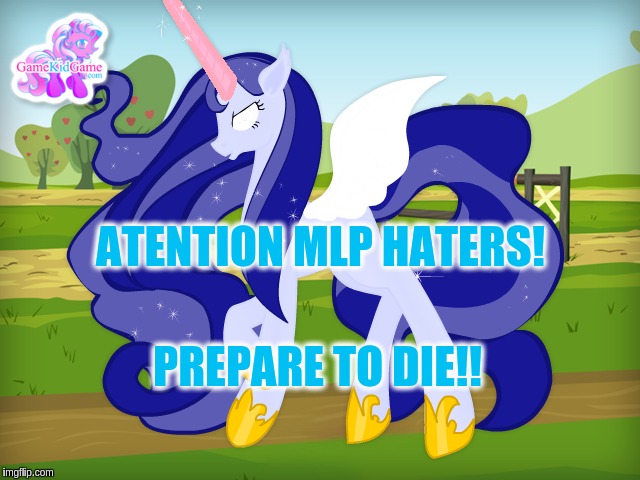 this is my OC 3-Ced when she is REALLY angry. if you hate MLP, she will get this angry. | ATENTION MLP HATERS! PREPARE TO DIE!! | image tagged in mlp | made w/ Imgflip meme maker