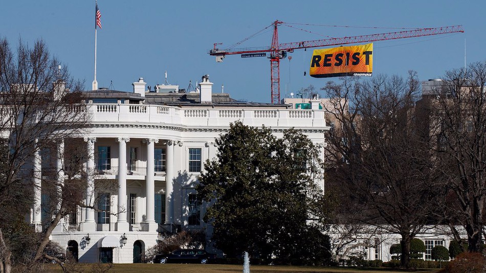 The White House Resist Blank Meme Template