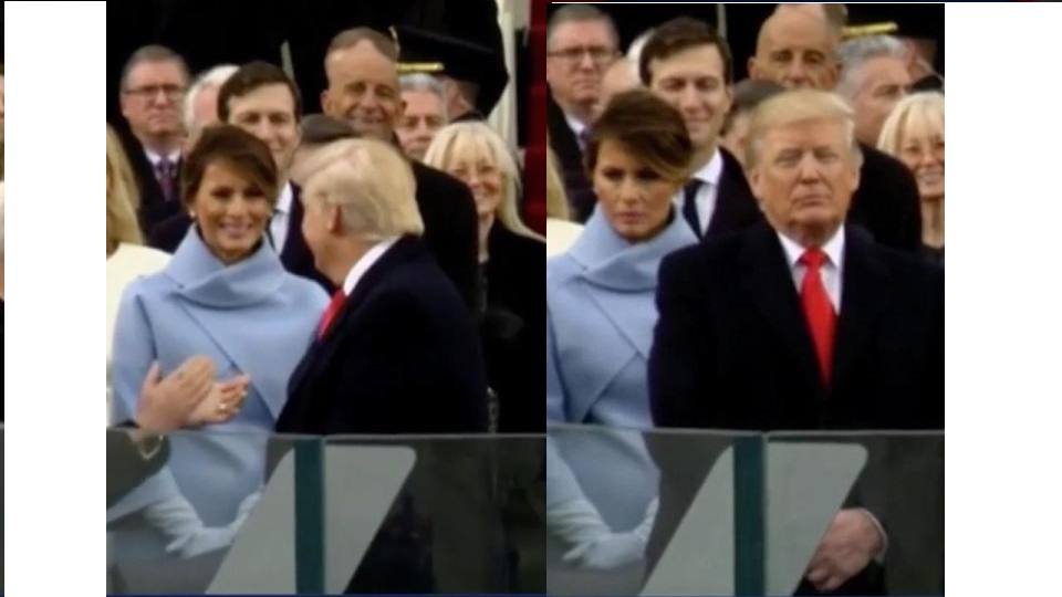 MELANIA MOMENT Blank Meme Template