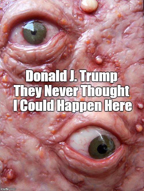 Donald J. Trump They Never Thought I Could Happen Here | made w/ Imgflip meme maker